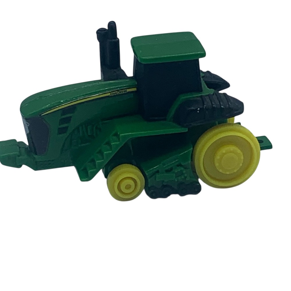 John Deere Green Yellow Plastic Toy Tractor Farm Vehicle Licensed Product 3"